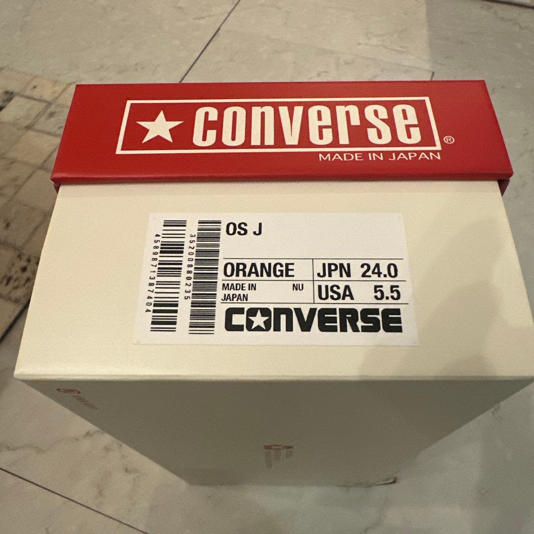 復刻版CONVERSE ONE STAR J ORANGE コンバース 24
