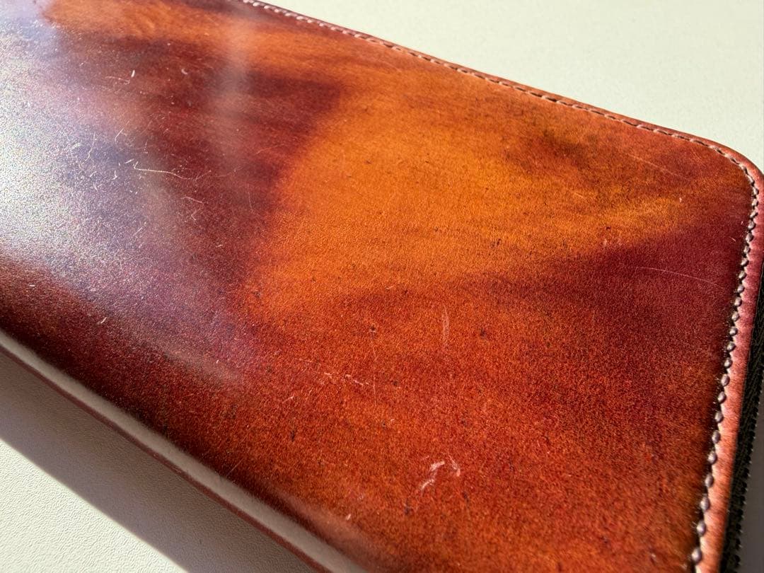 three2four LIZ ホーウィンコードバン marbled No.8