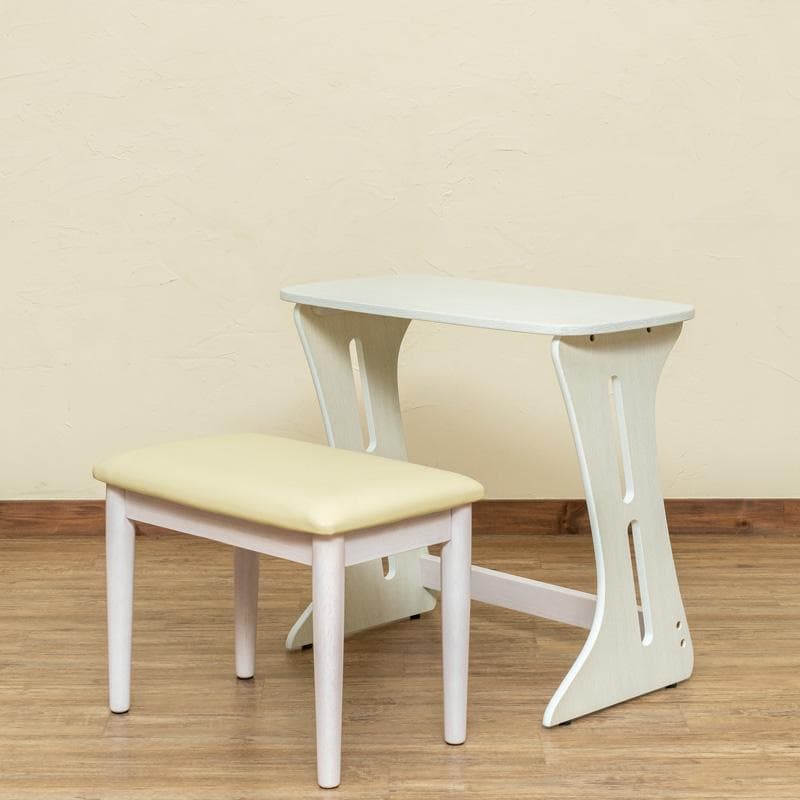 《新品・送料無料》コンパクトデスク＆チェアセット　DBR/NA/WW