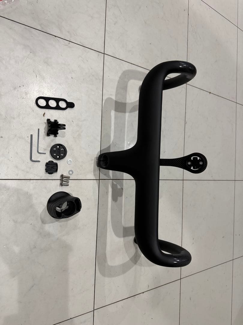 エアロカーボンハンドル ステム一体型 マウント、スペーサー付き