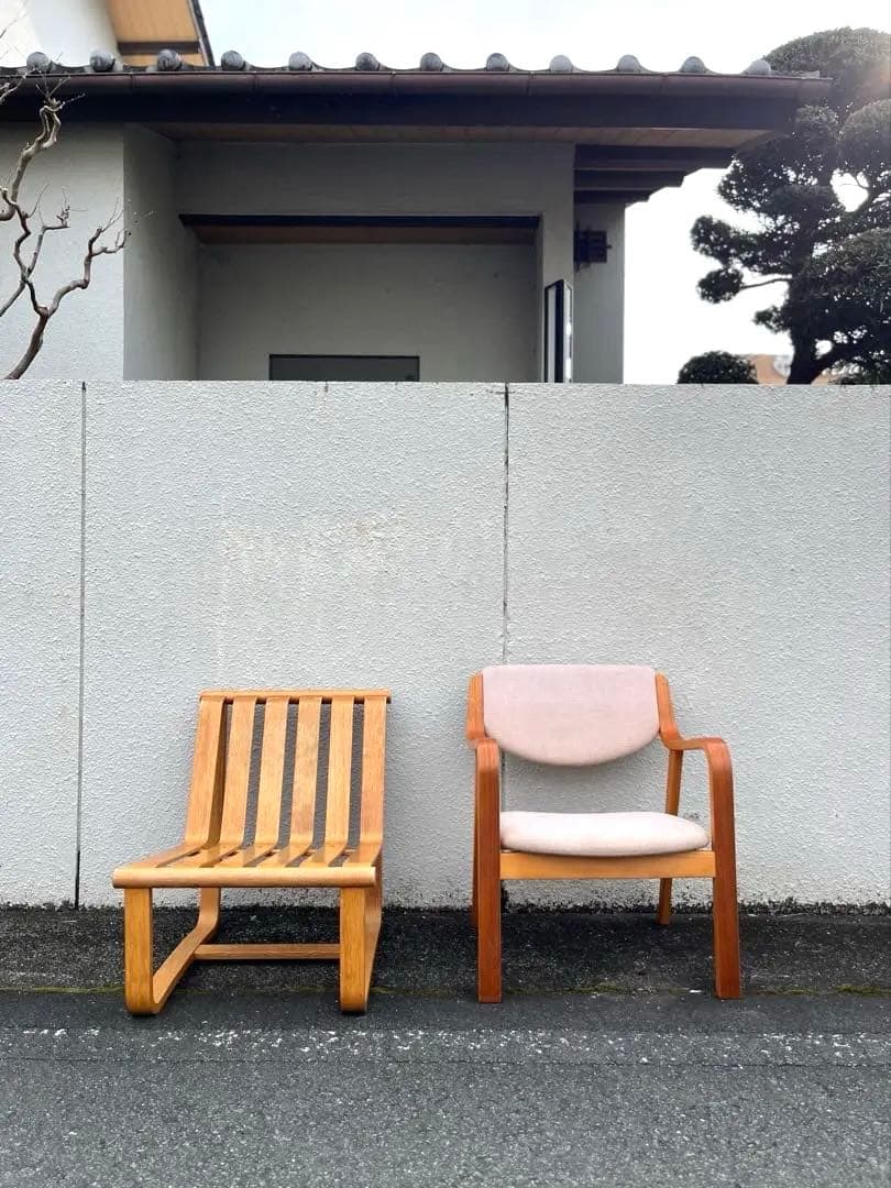 【Kissing様リクエスト】114 天童木工 村松勝男 イージーチェア 2点