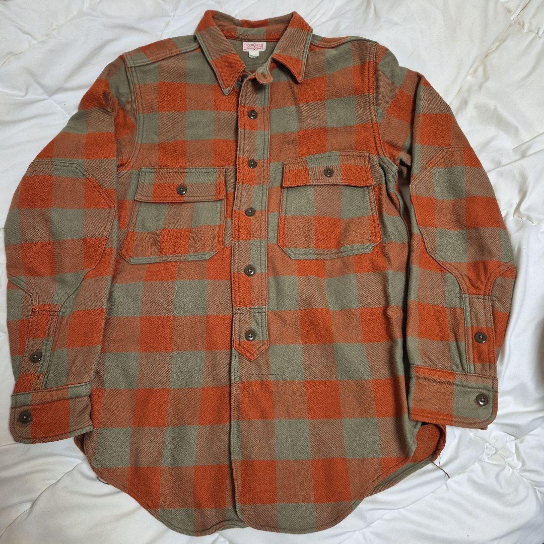 ト*シ様 フリーホイーラーズ1920-1930sヘビーネルシャツOFFY14