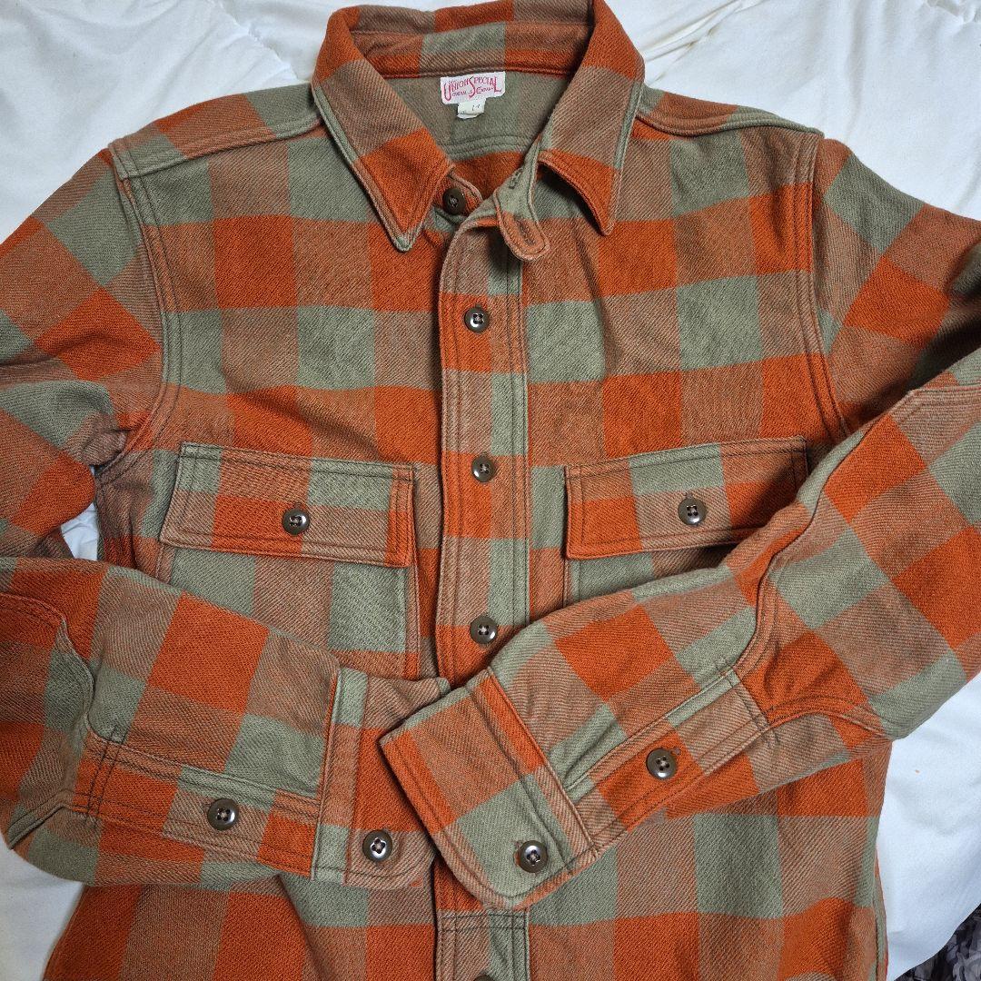 ト*シ様 フリーホイーラーズ1920-1930sヘビーネルシャツOFFY14