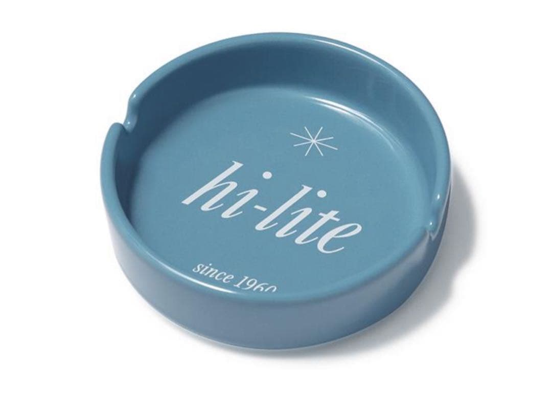 hi-liteオリジナル卓上灰皿 65周年記念モデル　ブルー