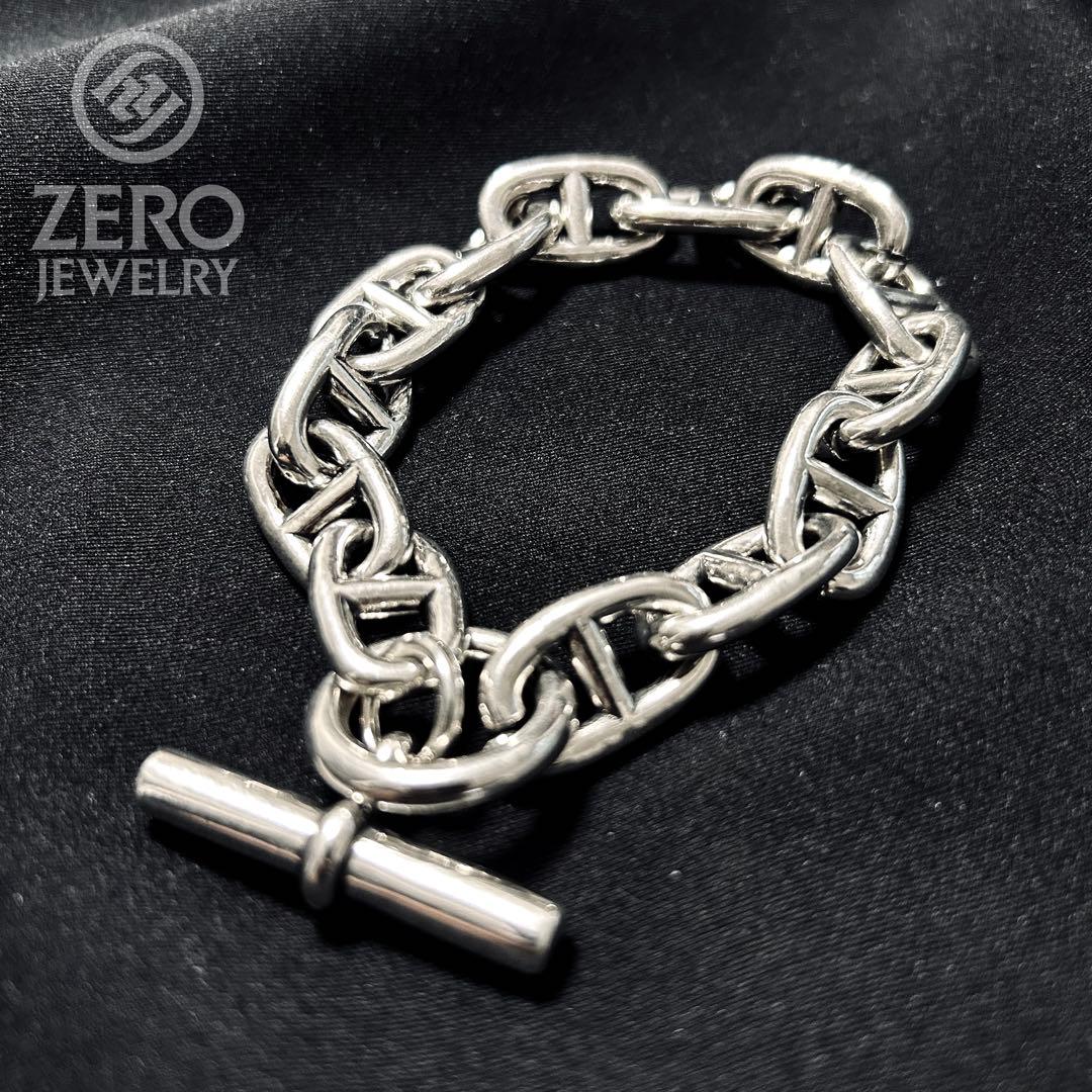 【最高品質s925刻印】アンカーチェーンブレスレット