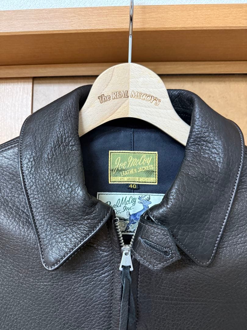 【美品】ザ・リアルマッコイズ　FREEMAN DEERSKINディアスキン　40