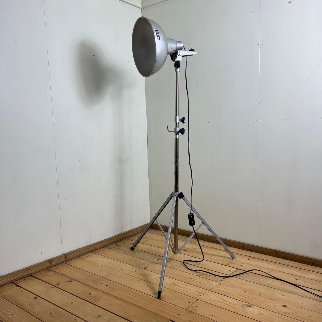 インダストリアル工業系◾️アルミシェード フロアライト カメラ 撮影 照明 B