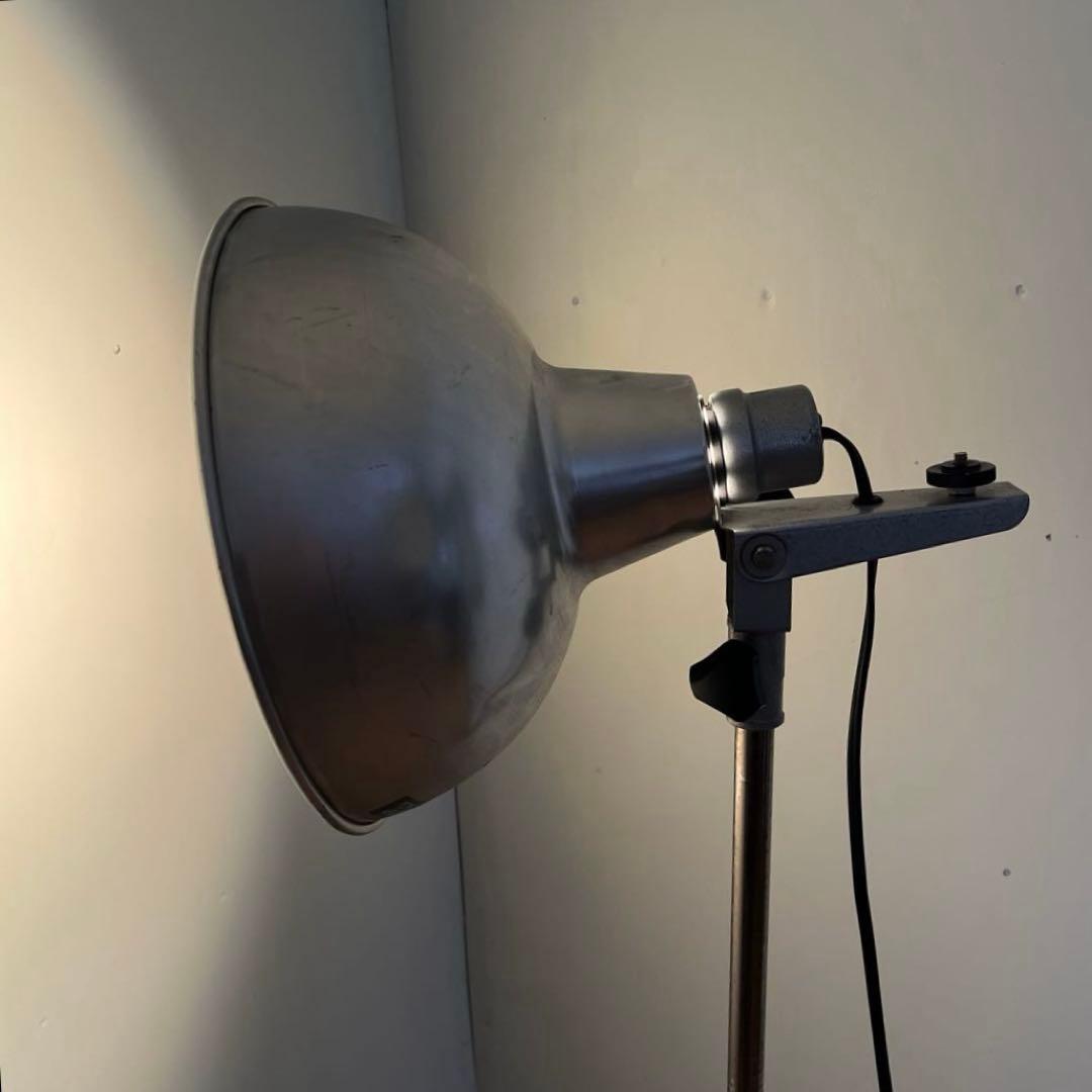 インダストリアル工業系◾️アルミシェード フロアライト カメラ 撮影 照明 B