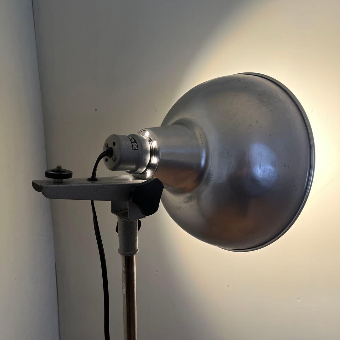 インダストリアル工業系◾️アルミシェード フロアライト カメラ 撮影 照明 B