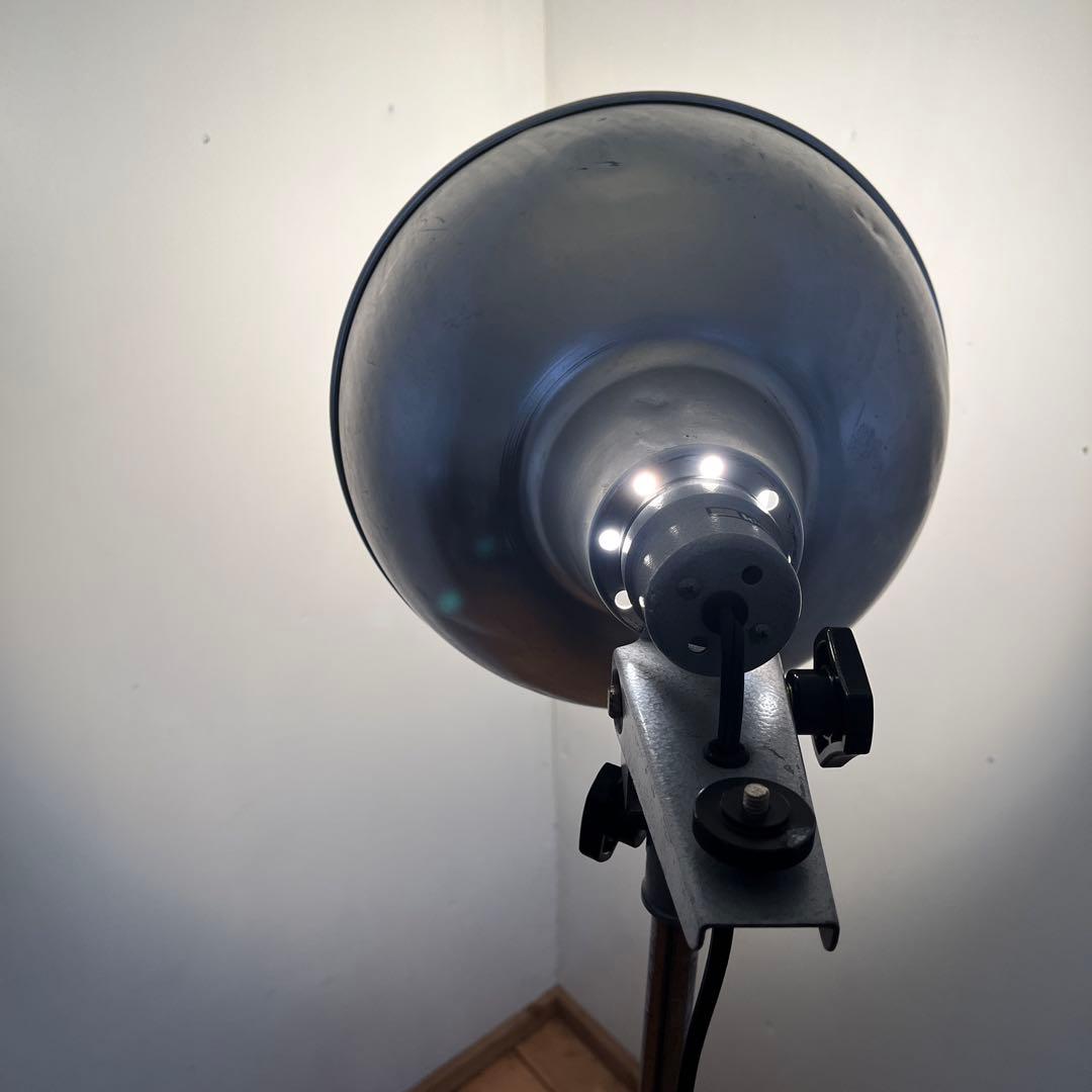 インダストリアル工業系◾️アルミシェード フロアライト カメラ 撮影 照明 B