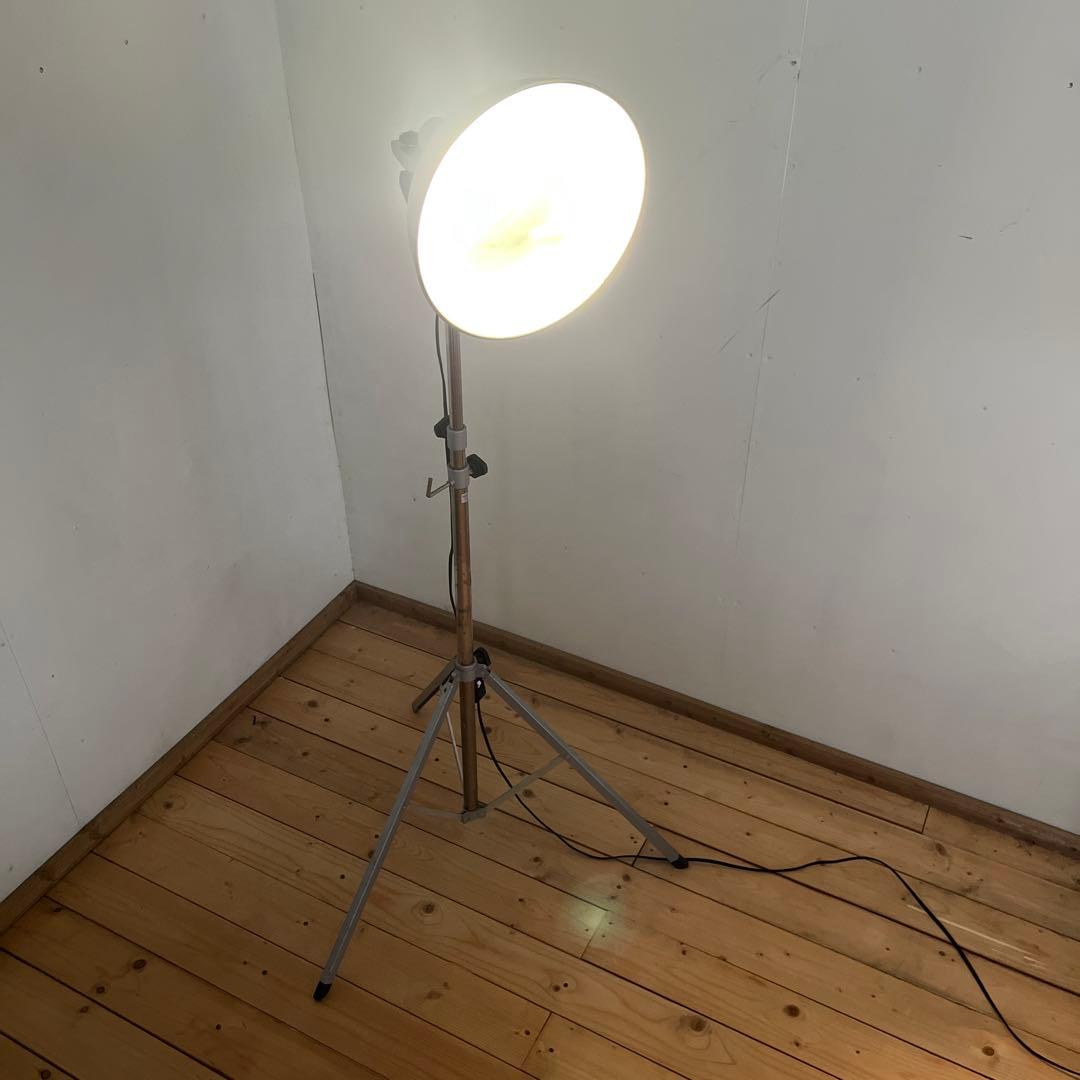 インダストリアル工業系◾️アルミシェード フロアライト カメラ 撮影 照明 B