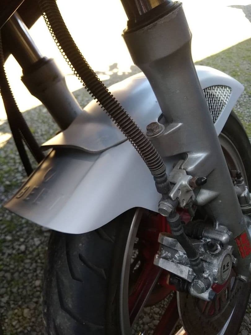 GPZ400R レーシングフェンダー改　ワンオフ　FX400R BEET