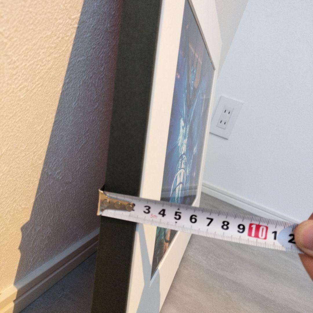 額装 写真作品 アートパネル ブルー系 幻想的 インテリア