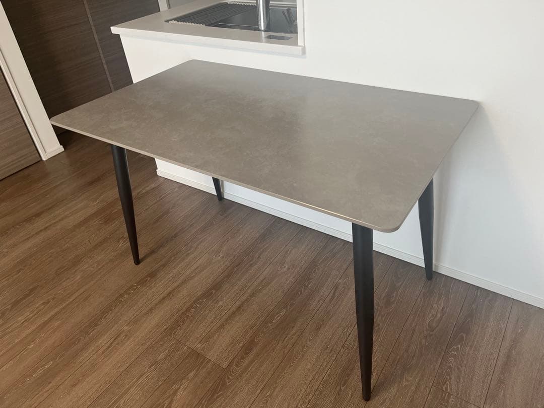 【美品】セラミック　ダイニングテーブル(120cm×70cm)