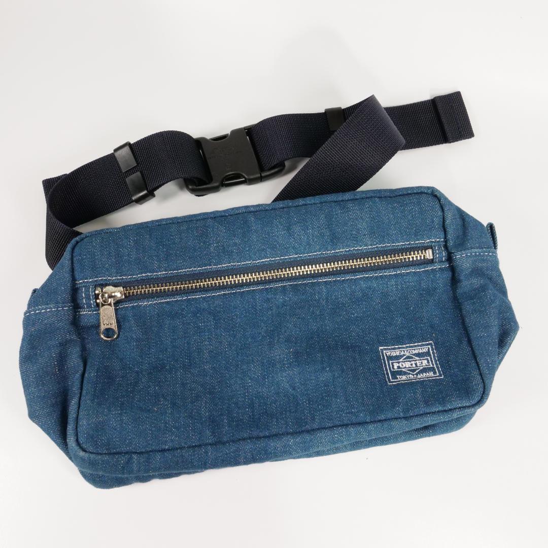 極美品✨希少 廃盤 ヘッドポーター ボディバッグ デニム