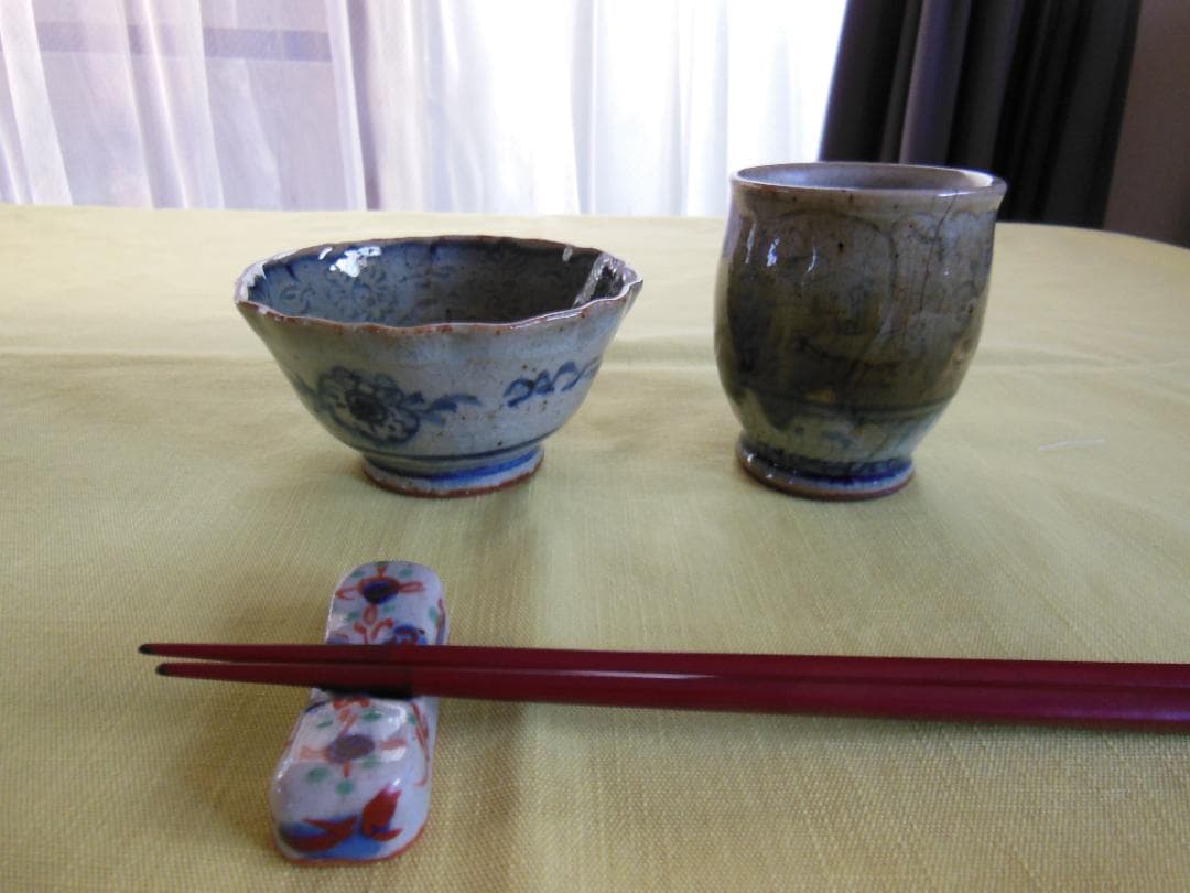 イムサエム　刻染付文小鉢