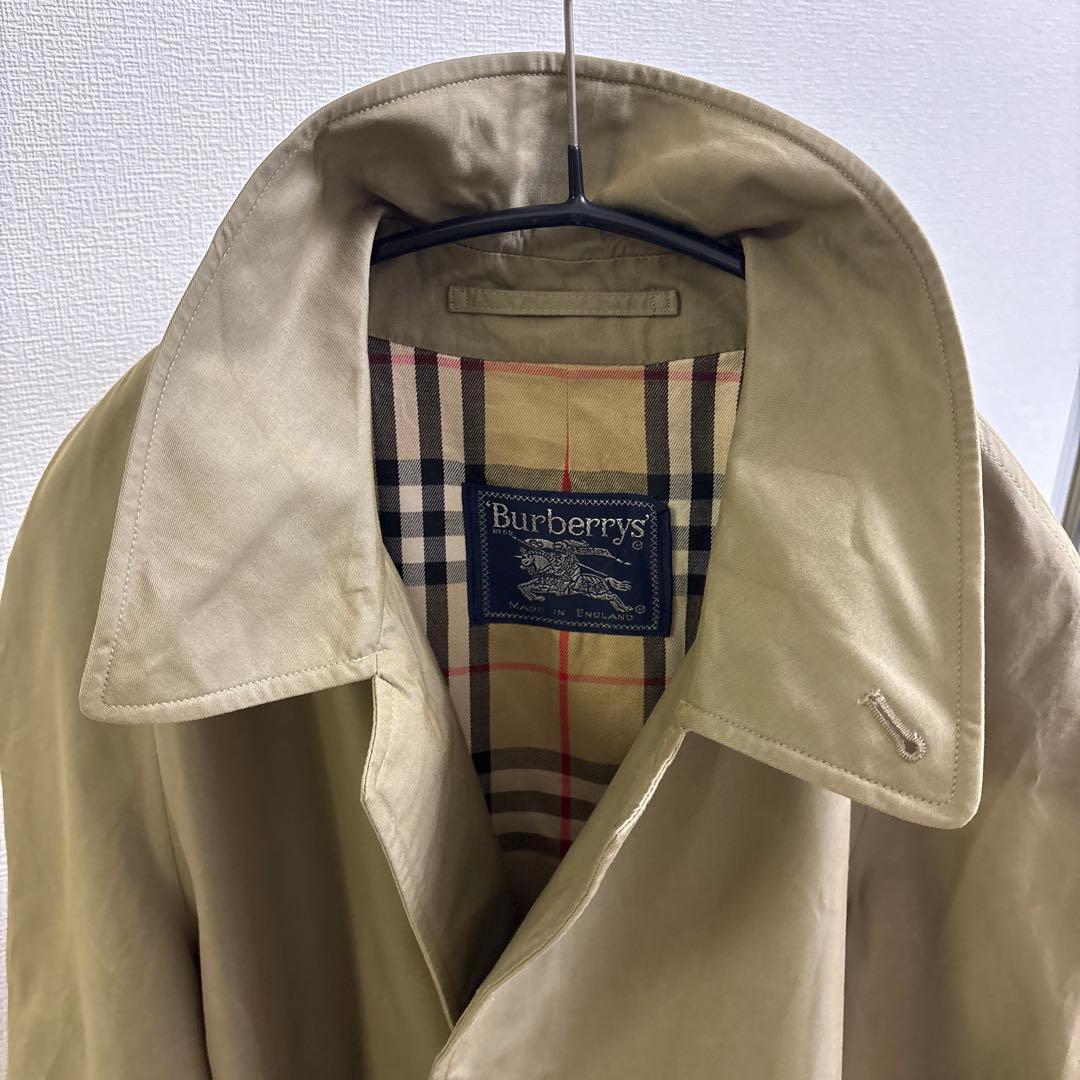 80's 英国製 BURBERRY’S 裏地ノバチェック ステンカラーコート