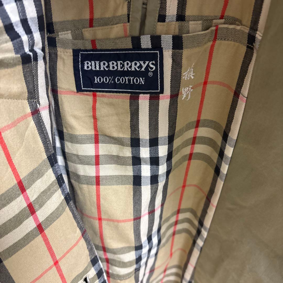 80's 英国製 BURBERRY’S 裏地ノバチェック ステンカラーコート