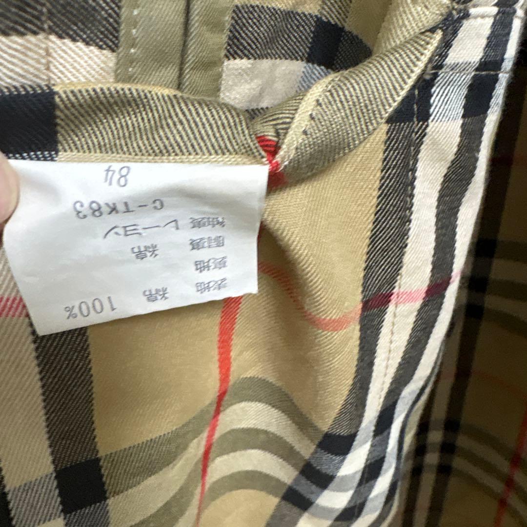 80's 英国製 BURBERRY’S 裏地ノバチェック ステンカラーコート