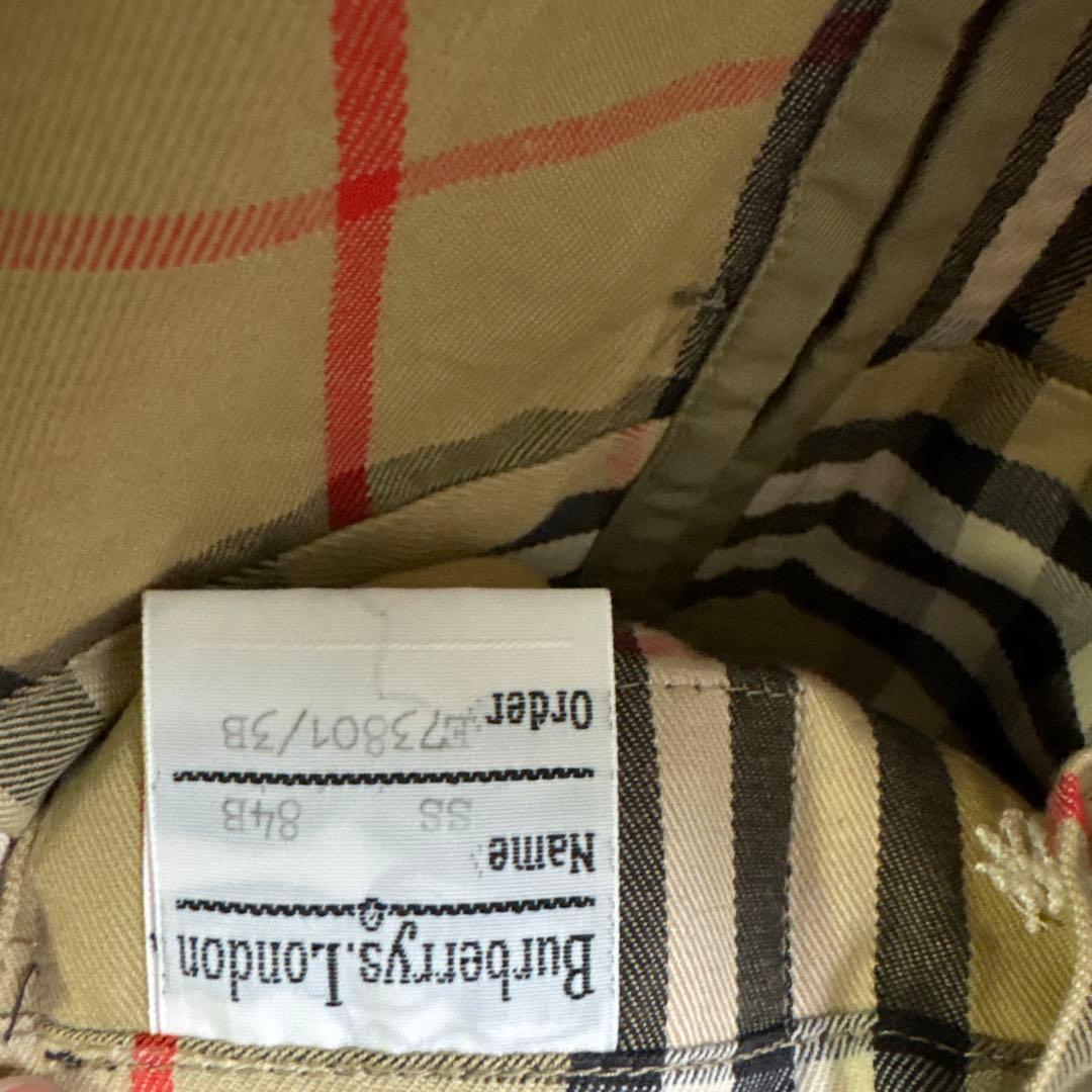 80's 英国製 BURBERRY’S 裏地ノバチェック ステンカラーコート
