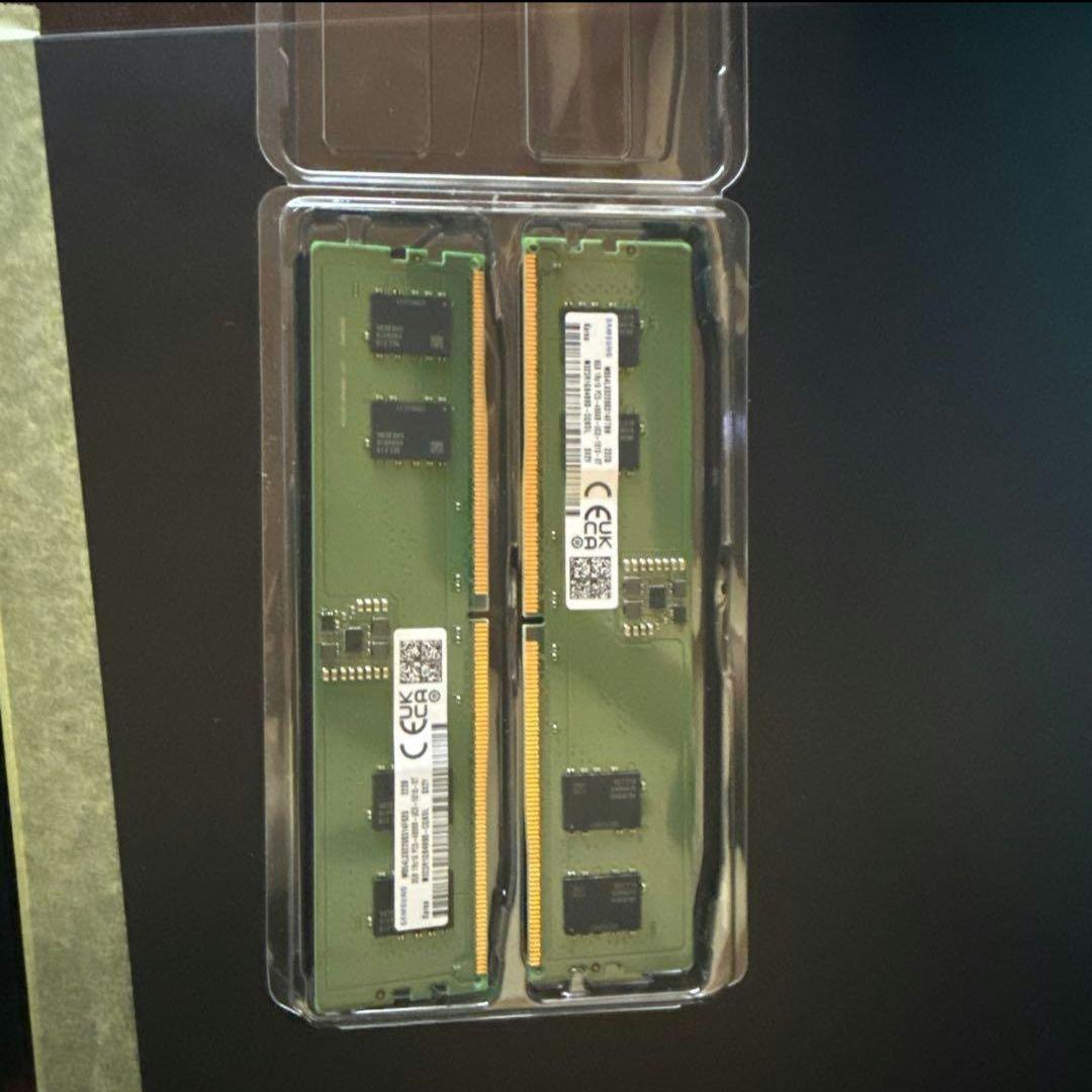 Samsung 8GB DDR5メモリ PC5-4800B 2枚　16GB