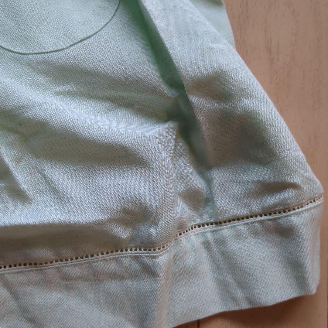 ベビーディオール　新品★半袖ワンピース　ミントグリーン　オーバーパンツ付　日本製