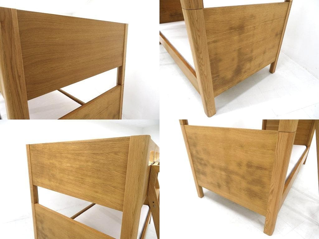 展示品　アクタス　ファズル　オーク材　ロフトベッド　2段ベッド　北欧　モダン
