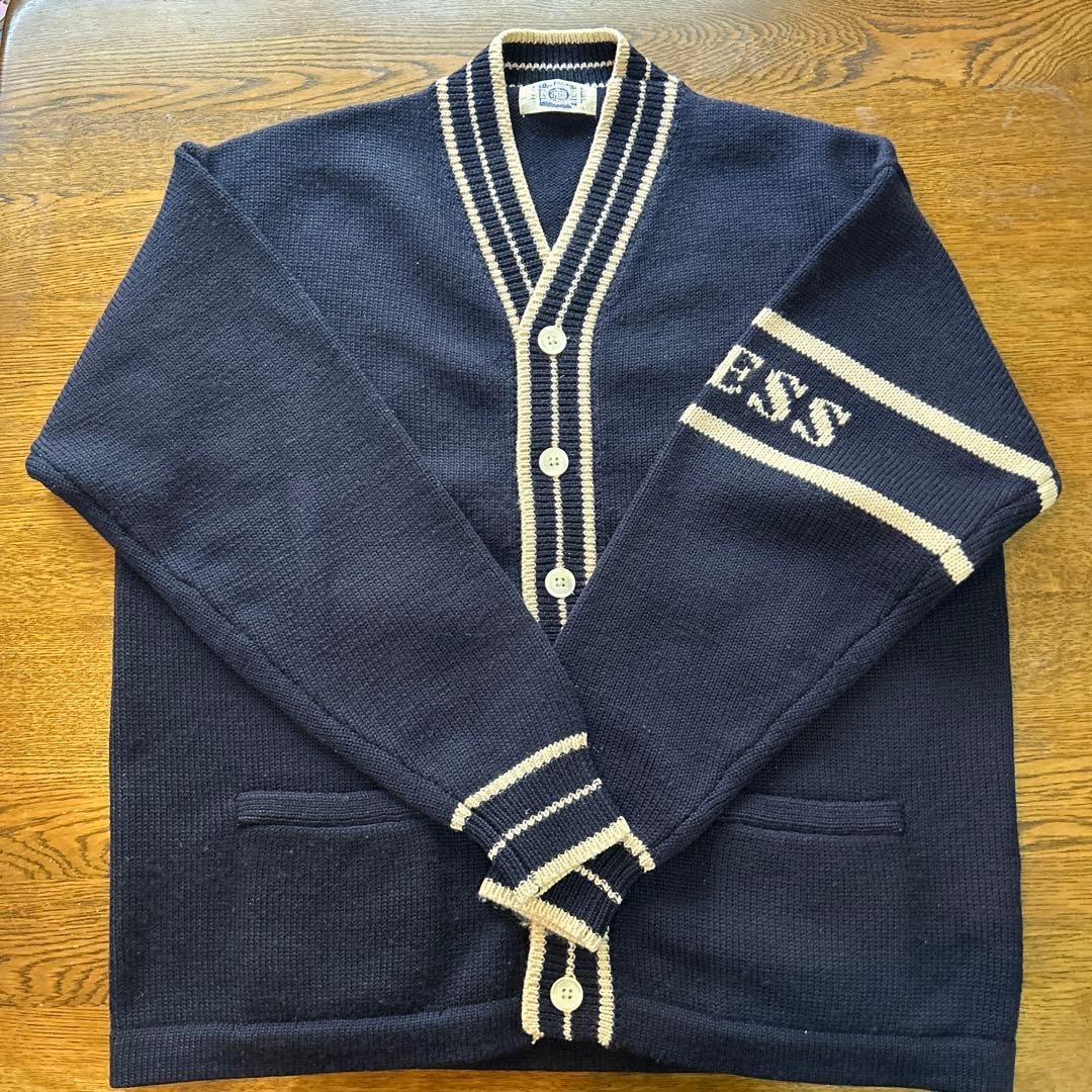 J.PRESS ネイビー カーディガン Lサイズ