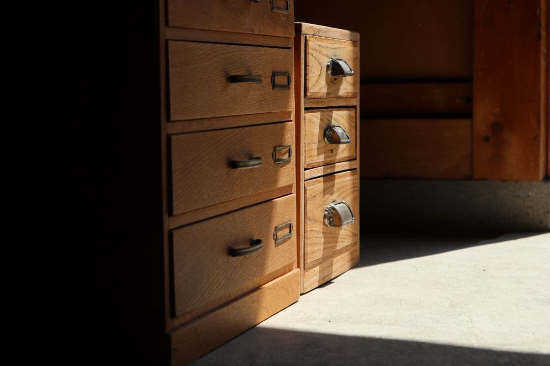 お値下げ中　コンパクトな桐の小引き出し　古道具 古家具 ドロワー アンティーク