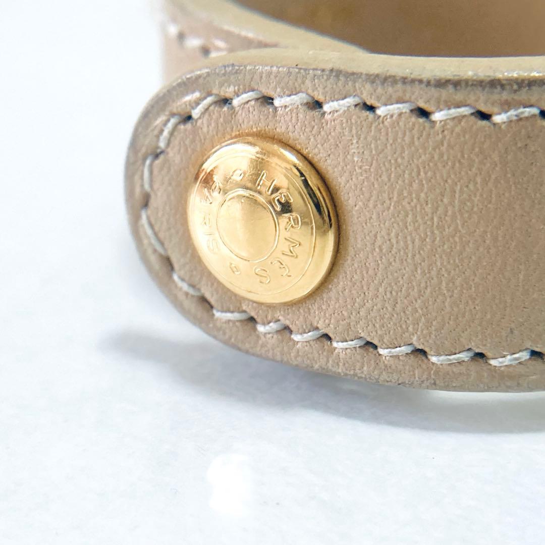 HERMES エルメス グローブホルダー レザー チャーム A258038