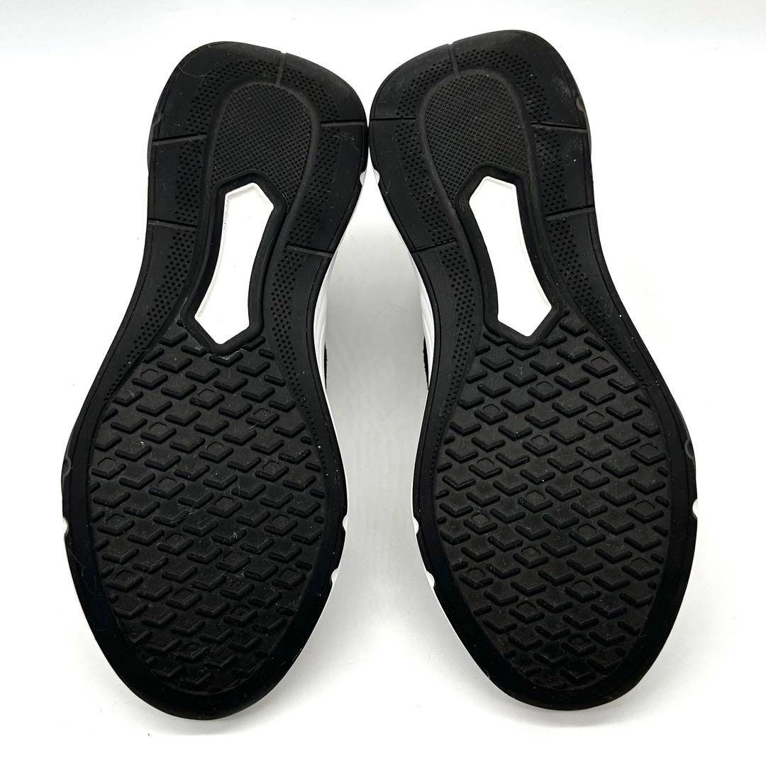 〈美品〉＋diana【23cm】クリスタルバックル ニットソックススニーカー 黒