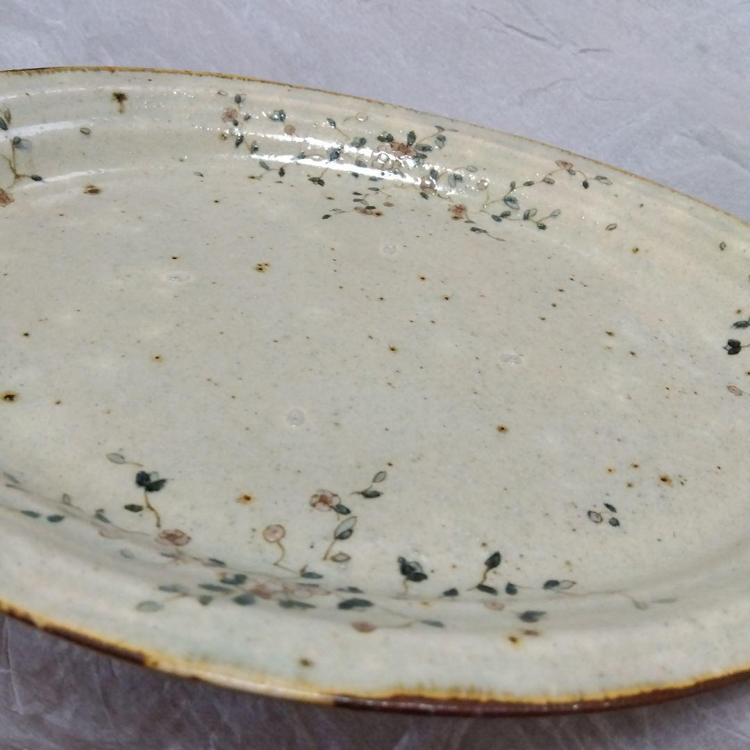 市野吉記さん　コウホ窯　シノワズリ　楕円大皿　新品未使用