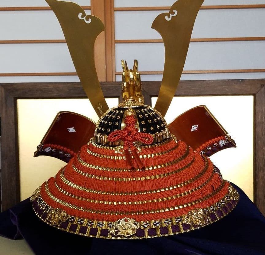 五月人形　平安武久作　18号兜飾り