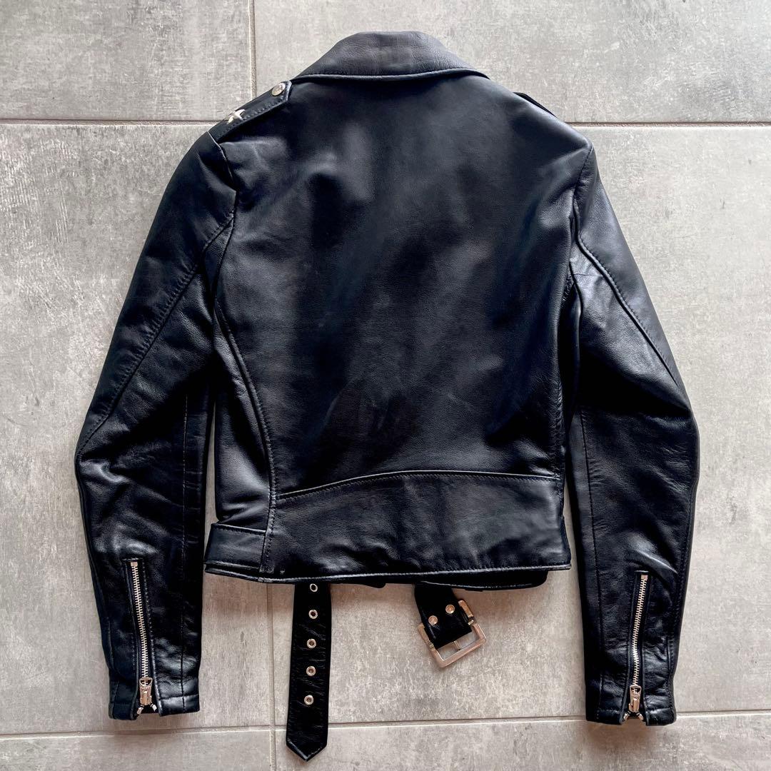 SCHOTT Perfecto ブラック レザージャケット XS