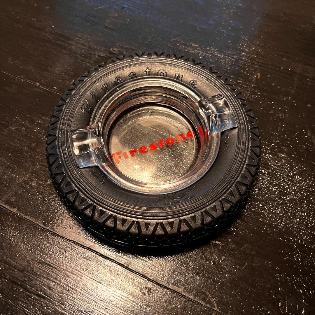 ビンテージ Firestone 灰皿 ファイヤーストーン