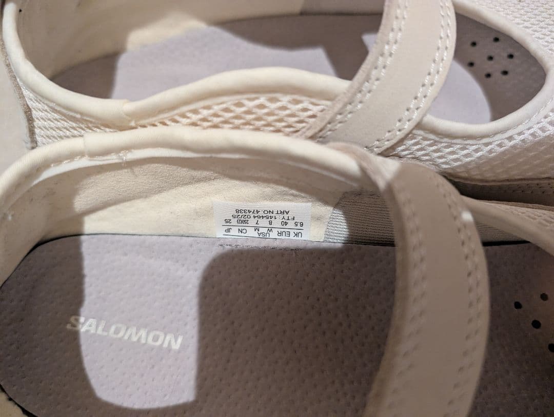 salomon marie jeanne ホワイト　25cm