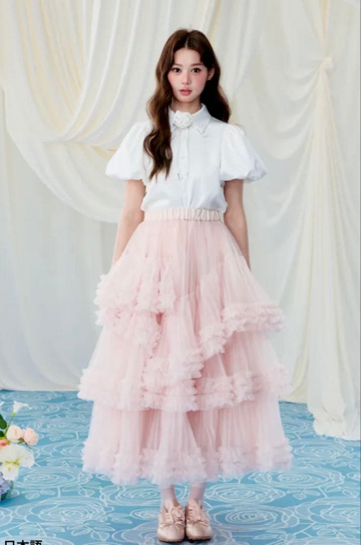 トリートユアセルフ　「バレリーナ」咲き誇るチュールスカート
