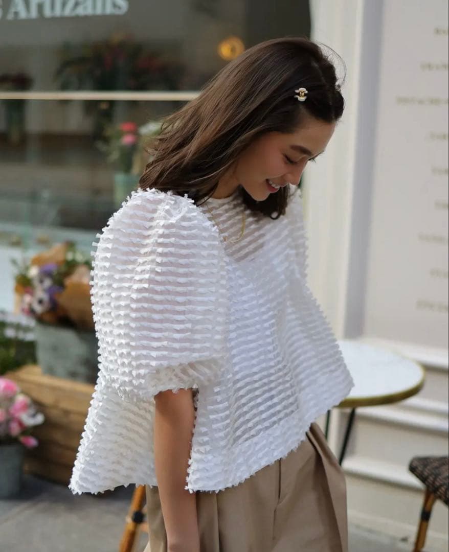 ジプソフィア GPS-553 Crystal Blouse ホワイト36