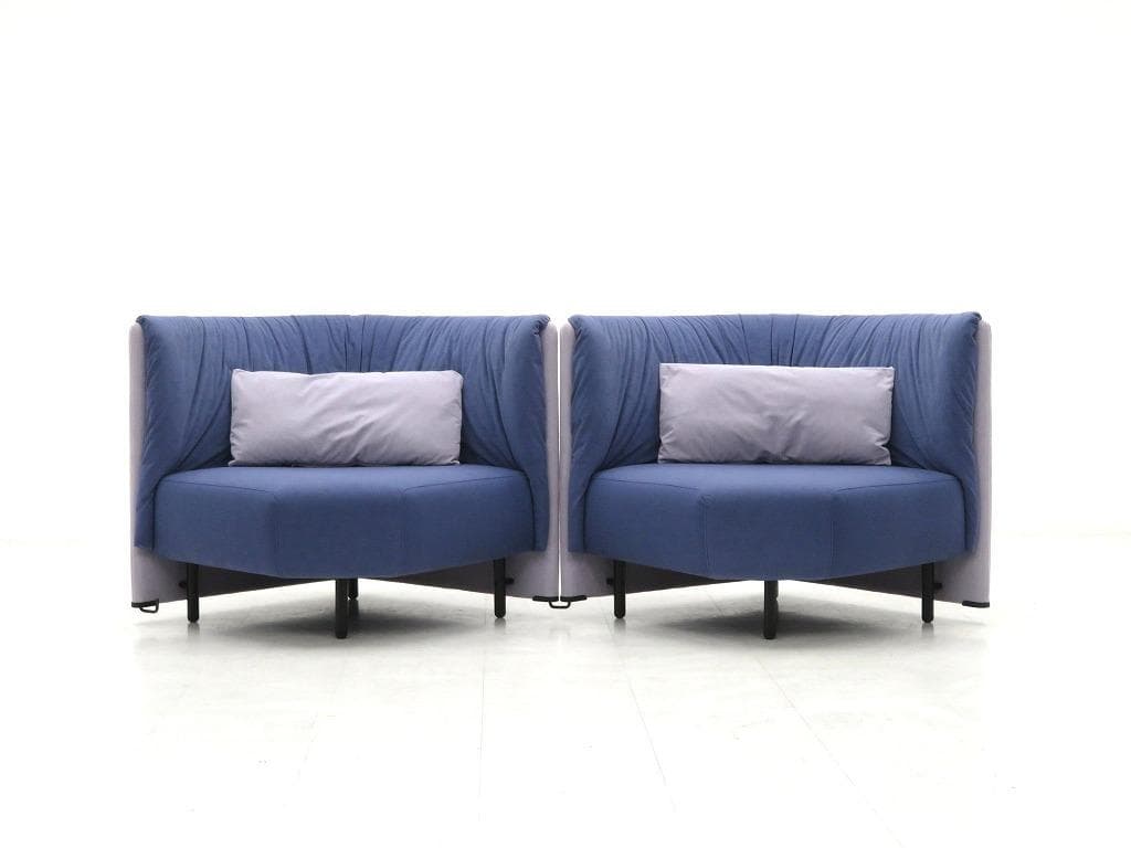 カッシーナ　ビンテージ　ポストモダン　サンパン　2人掛けソファ　ラブソファ