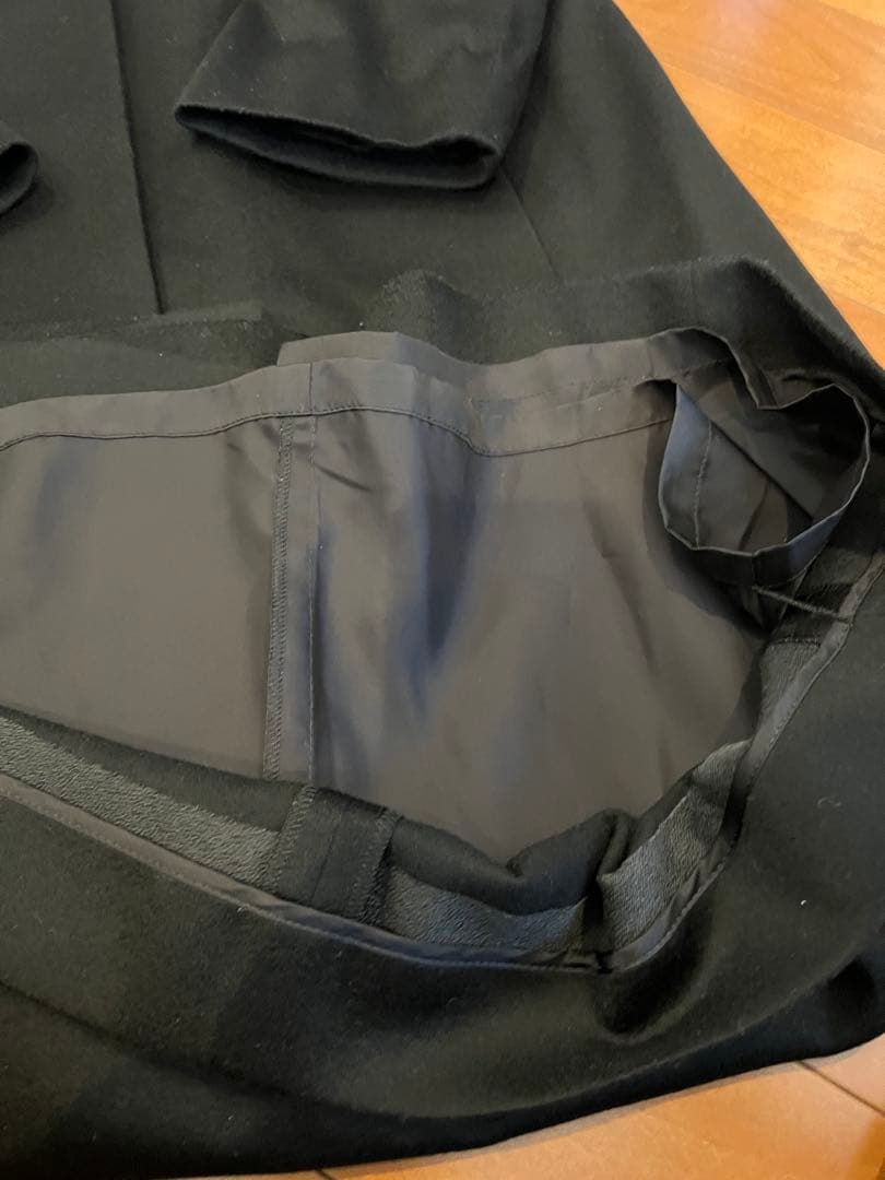 極美品YELL MIWA PIACENZA 極上カシミヤ100% ロングコート黒