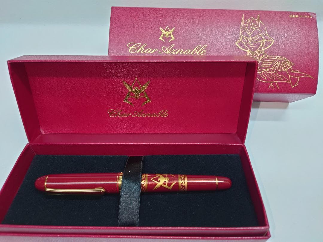 【未使用品】プラチナ万年筆 機動戦士ガンダム シャアの万年筆【プレミアムバンダイ