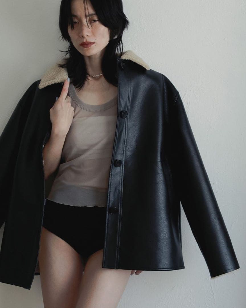 anuke アンヌークBoa Flight Jacket サイズ36 美品