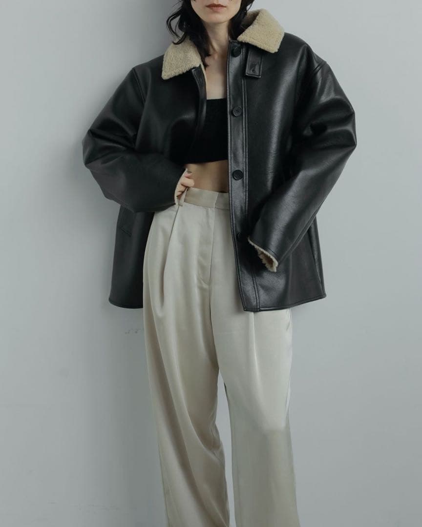 anuke アンヌークBoa Flight Jacket サイズ36 美品