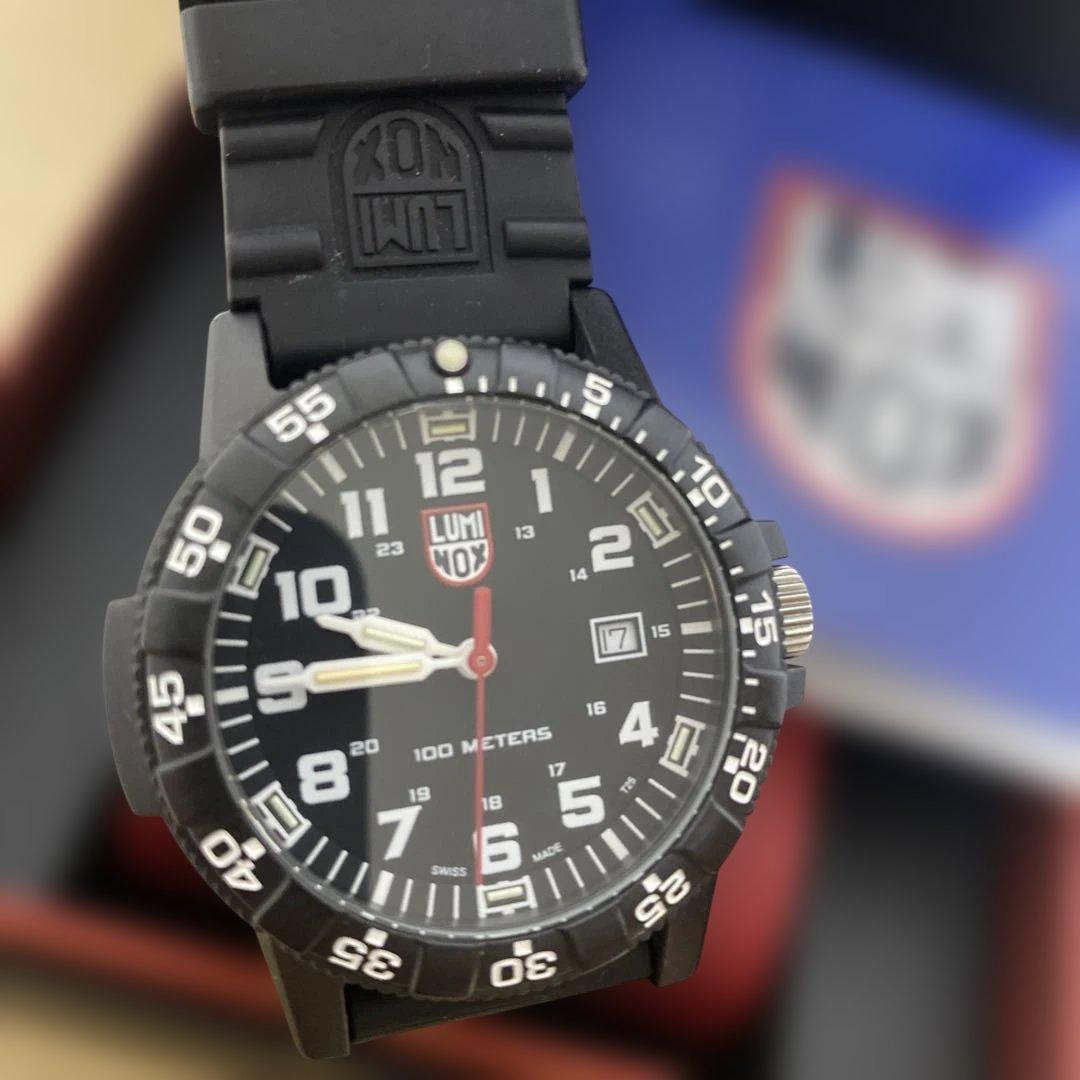 LUMINOX 100 METERS ブラック 時計 0320-1GBqH3LX