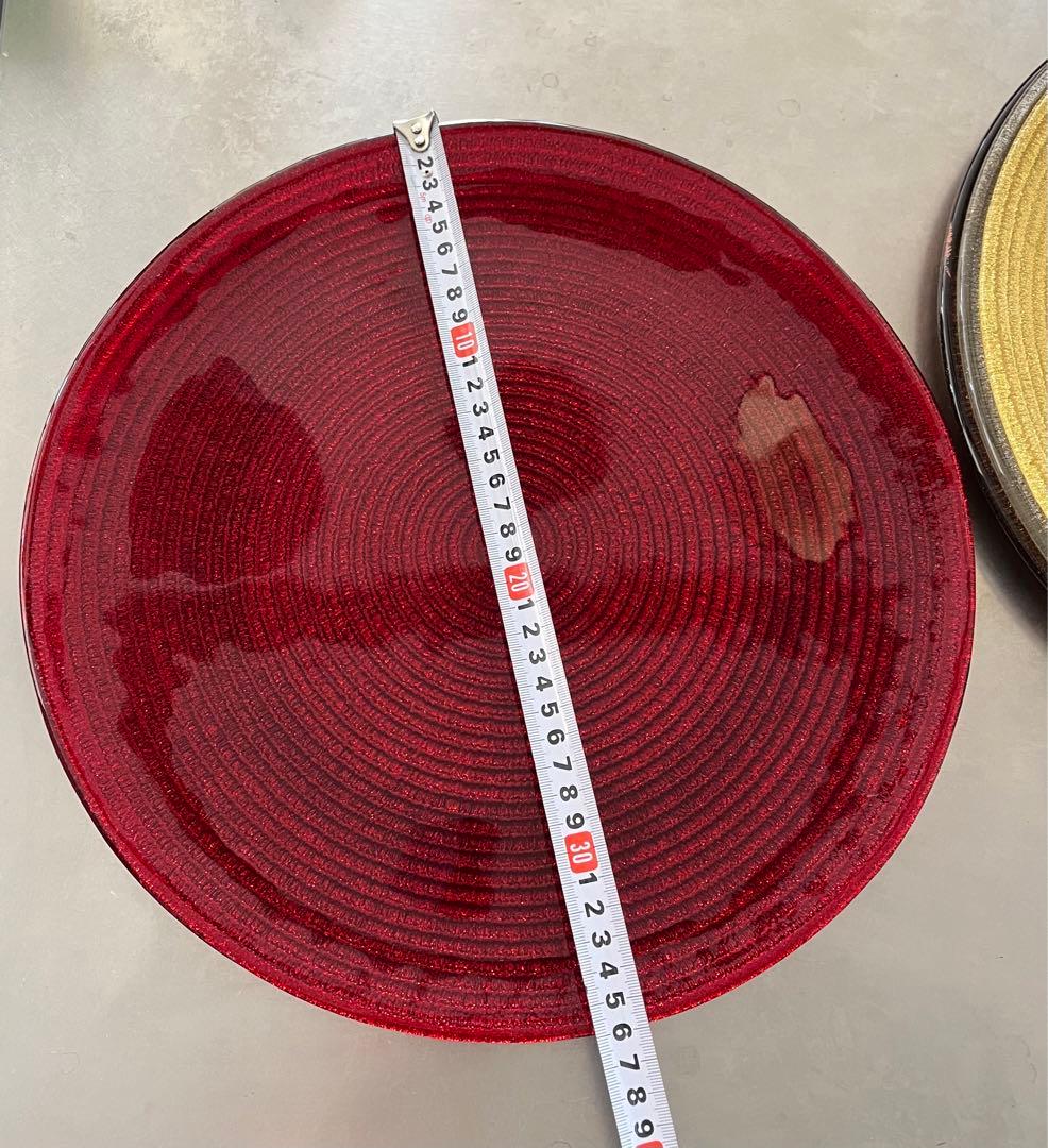 北一硝子　大皿4枚