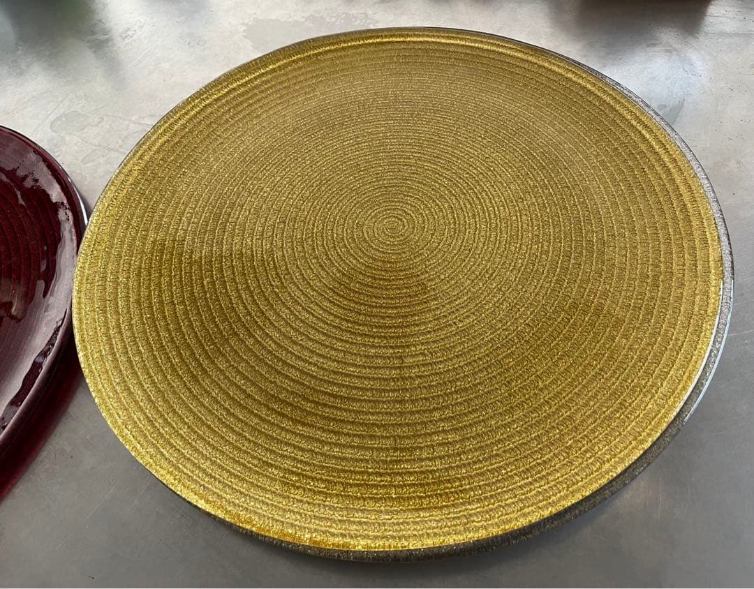 北一硝子　大皿4枚