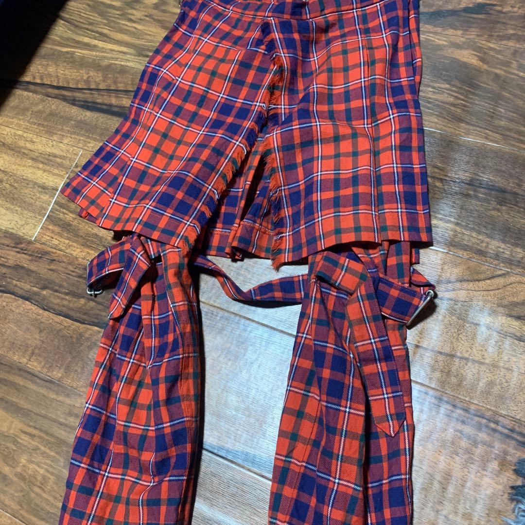 seditionaries ボンテージパンツ 666 punk 赤チェック