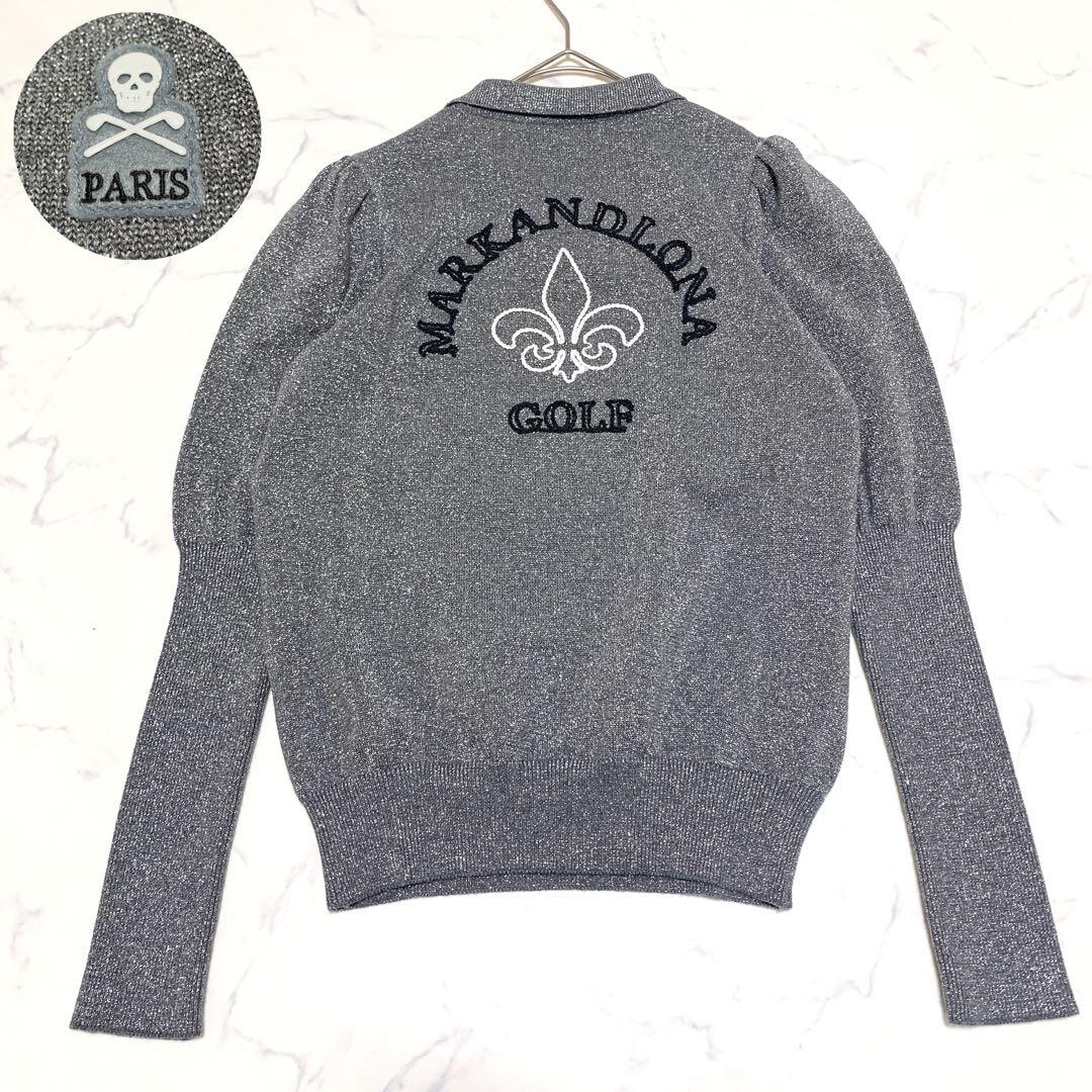 【美品】MARK&LONA マークアンドロナ ラメニット セーター ゴルフ