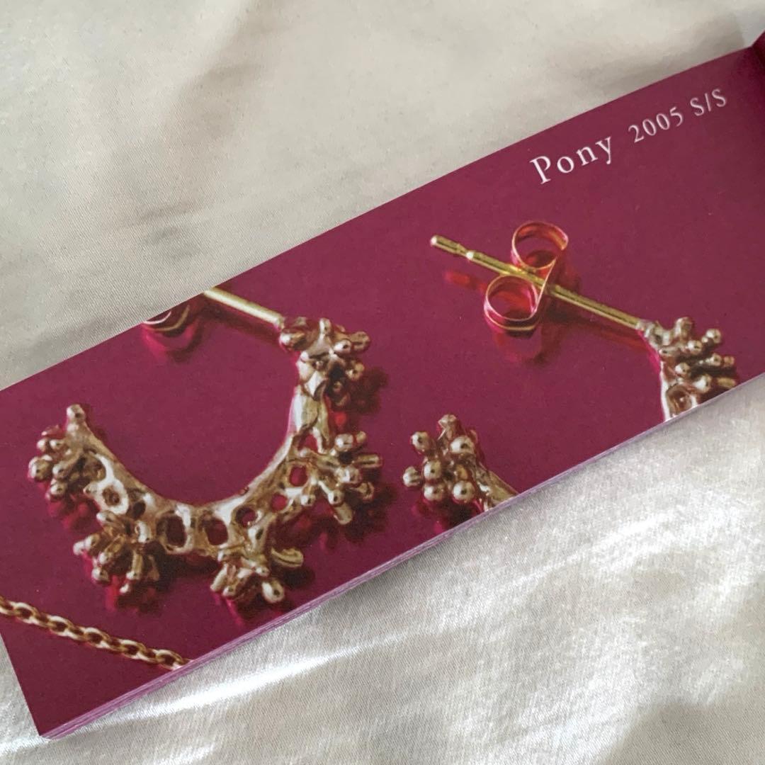 KAORU ポニー K10イエローゴールドピアス