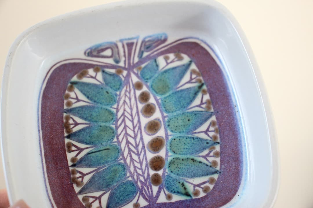 ロイヤルコペンハーゲン　ファイアンス焼　テネラ　スクエアトレイ